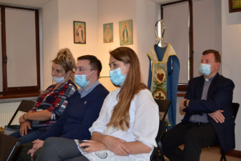 13. Spotkanie zaszczycił wicedziekan dekanatu Przasnysz, ks. Michał Gaszczyński, Przasnysz, 08.09.2021, fot. Ewa Łukasiak