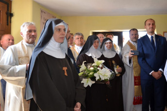 48. Wspólne zdjęcie z biskupem płockim i burmistrzem Ł. Chrostowskim, Przasnysz, 07.08.2021, fot. E. łukasiak